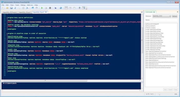 PowerShell scriptomgeving